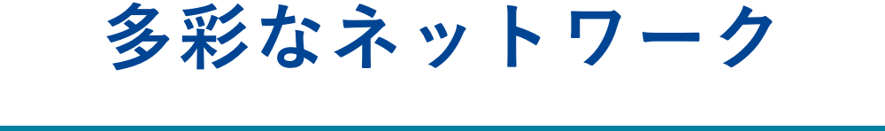 多彩なネットワーク